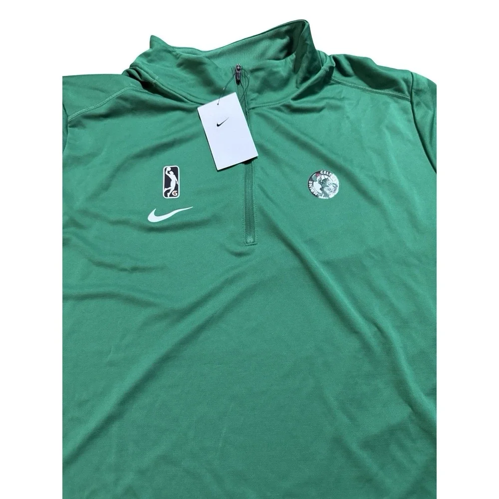 Nike G League Maine Celtics 1/4 Zip Light Pullover - New - Green - XXL - $70